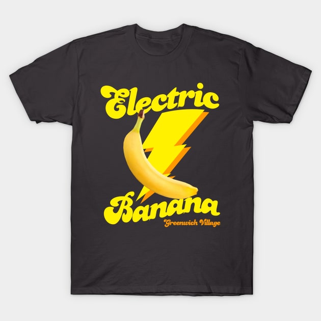 Electric Banana - Greenwich Village T-Shirt by Meta Cortex